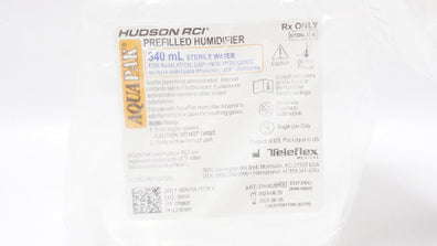 Teleflex RHP340U Hudson RCI Prefilled Humidifier 340mL